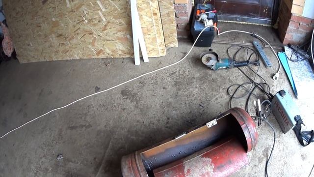 Мангал своими руками из балона на 50 литров(проба пера) смотреть онлайн