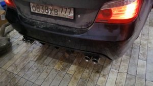 Выхлоп BMW E60 2.5