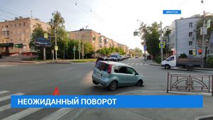 Автомобиль провалился в яму на Советской