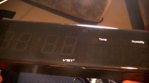 Настенные электронные часы с датчиками температуры и влажности воздуха с Алиэкспресс