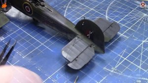 Заключительная часть сборки модели биплана "Fairey Swordfish Mk.II" фирмы "Tamiya" в 1/48 масштабе.