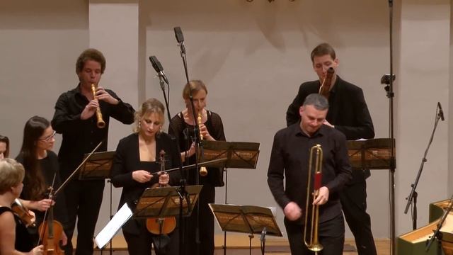 G P Telemann - Concerto for Trumpet and 2 Oboes , TWV 53:D2 Allegro - CroBaroque смотреть онлайн