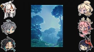 Люди Тейвата реагируют на *Архонтов* || Teyvat react to Archons 1/?