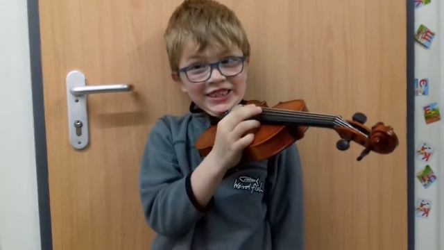 Простые песенки на скрипке "Красная коровка, Барашеньки, Андрей-Воробей,Козочка"