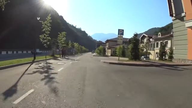 Summer сycling in Olimpyc Rosa Khutor ski resort, SOCHI смотреть онлайн