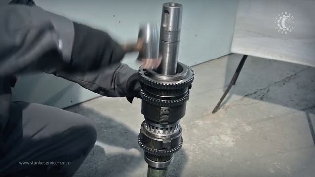 Сборка фрикционного вала (муфты) 16К20 смотреть онлайн