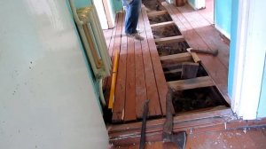 Делаем полы в коридоре!!! Советуем посмотреть!!!