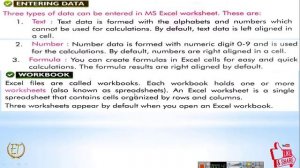 class 5  computer chapter 6 | introduction to ms excel for class 5 | computer class 5 chapter 6