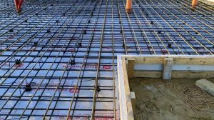 Фундамент - Монолитная плита - Армирование. Как выглядит армирование фундаментной плиты под дом