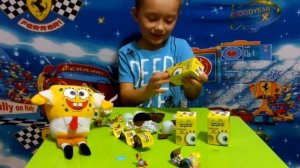 СПАНЧ БОБ КВАДРАТНЫЕ ШТАНЫ ШОКОЛАДНЫЕ ЯЙЦА С ИГРУШКАМИSPONGEBOB SQUAREPANTS CHOCOLATE EGGS