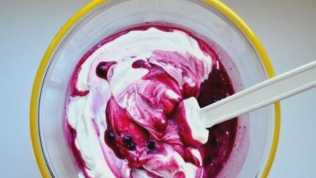 Черничный крем для торта