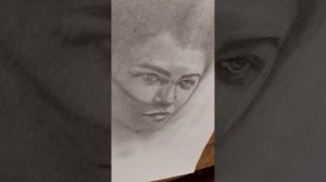 #shorts Зендея~Чани фильм Дюна | РИСУЮ портрет карандашом #арт #портрет #рисуноккарандашом #художник