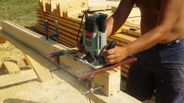 Ручной станок для реза постелей в брусе. смотреть онлайн