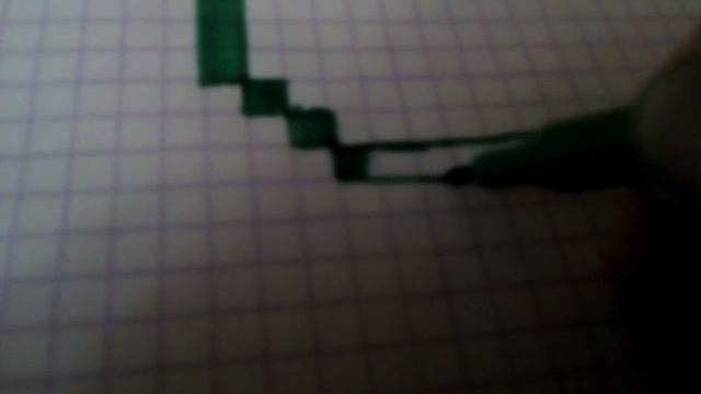 Как нарисовать дольку арбуза по клеткам из майнкрафта !!!!! смотреть онлайн