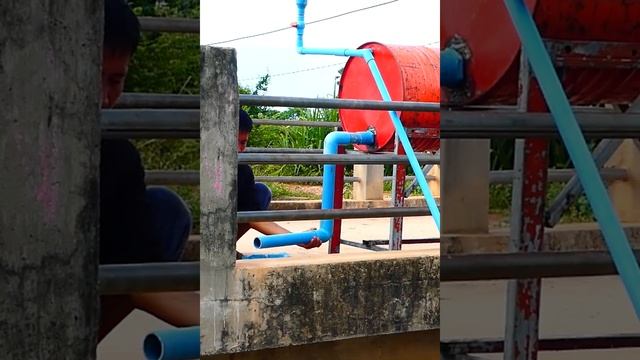 from deep river | I turn PVC pipe into a water pump at home free no need electricity power