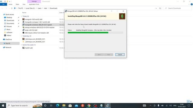 Step 3 Installing MongoDB server, MongoDB compass, and MongoDB shell смотреть онлайн