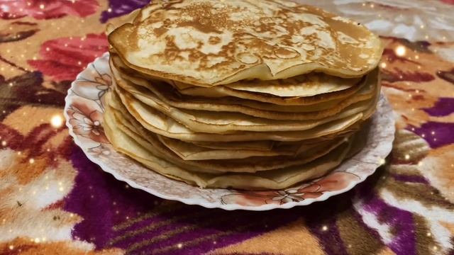 # блины# по новому рецепту # получаются толстые # вкус очень вкусный ? смотреть онлайн