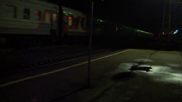 Скорый поезд №66 Кишинев - Москва. Отправление поезда. ст. Калуга-2 смотреть онлайн