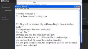 Hướng dẫn ddos web bằng koding com python từ A Z !!! :)) TRUNG ML nhận hàng