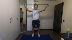 Упражнения с резиной на все группы мышц