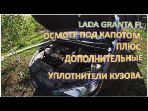 LADA GRANTA FL Осмотр под капотом плюс дополнительные уплотнители