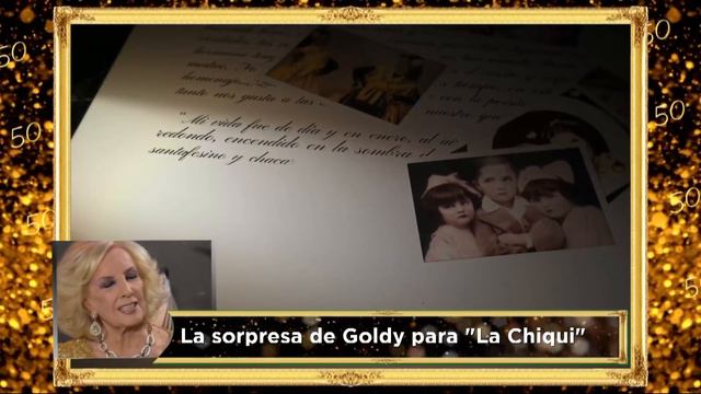 La carta de Goldy hermana gemela de Mirtha que la emocionó hasta las lágrimas