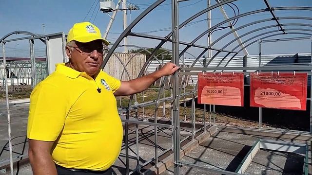Теплица Добрыня. Особенности конструкции и преимущества. смотреть онлайн