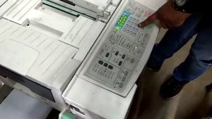 How to set master in Riso KZ30 duplicator