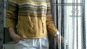 Супер идея! Оригинальная модель джемпера с круглой кокеткой! Обзор и краткое описание.