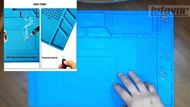 ТЕРМОСТОЙКИЙ КОВРИК для пайки и ремонта смотреть онлайн