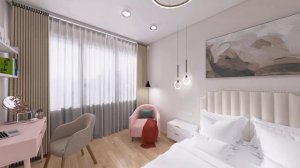 дизайн проект интерьера 1 комн  квартиры в Москве ЖК Филатов Луг. Обзорное видео