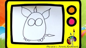 Как нарисовать Фёрби. Оживающие рисунки