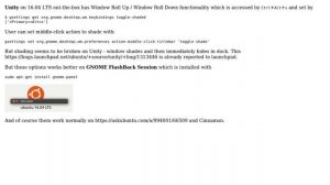 Ubuntu: How to do window roll-up/shade in 16.04? (2 Solutions!!)