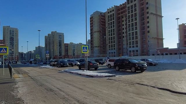 Немного из сибирской жизни.Жилые человейники.Зачем такая плотная застройка?Февраль2023г.
