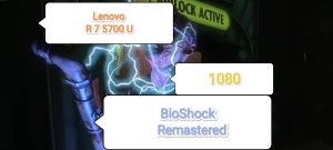 Bioshock Remastered vs Lenovo R 7 5700 U