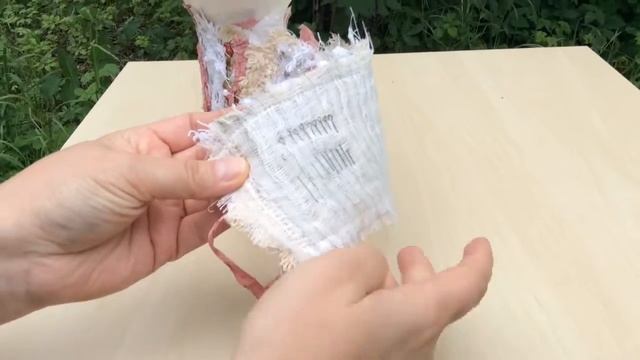 Арт объект "Катушка-игольница" в стиле шебби шик (Alter scrap "Spool" in a shabby chic style :) смотреть онлайн