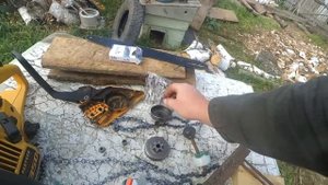 Наши будни! Бензопила partner p350s.