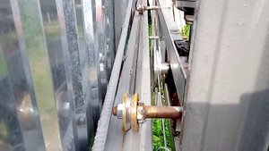 Откатные ворота на тросовом приводе
