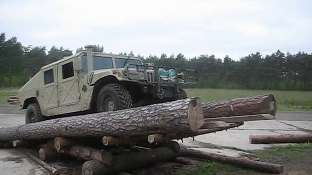 Furstenau Germany 4x4 test with M1046 Humvee part 7 смотреть онлайн