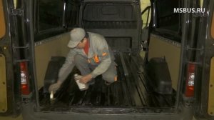 Переоборудование фургона, установка кресел на рельсах