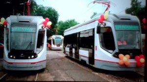 Трамвай ситистар из бумаги