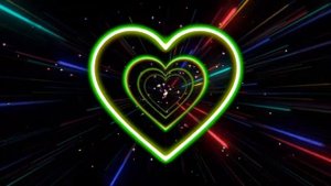 Сердечки фон | heart | neon | движение | футажи | animation | background video | ФутаЖОР