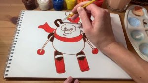 ВИННИ ПУХ РИСУНОК/ УРОК РИСОВАНИЯ ДЛЯ ДЕТЕЙ/ РИСУЕМ ГУАШЬЮ