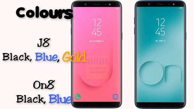 Samsung Galaxy J8 vs On8 Comparison and Specifications смотреть онлайн