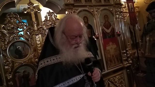 Прот.Валериан Кречетов. 10.03.19. Слово и молитва на начало поста. смотреть онлайн