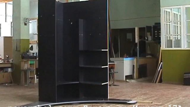 Шкаф - купе радиусный. Сборка.