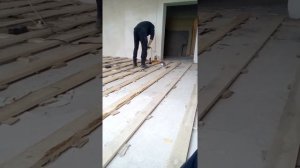 ПОЛЫ обрешетка под ДСП