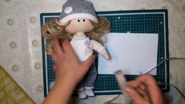 Как сделать выкройку шубки для текстильной куклы Подробный МК смотреть онлайн