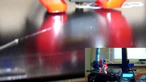 Прилипание первого слоя 3D модели к столу без скотча и клея!