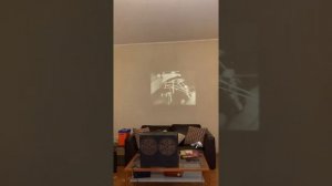 Работа кинопроектора "Украина-1"